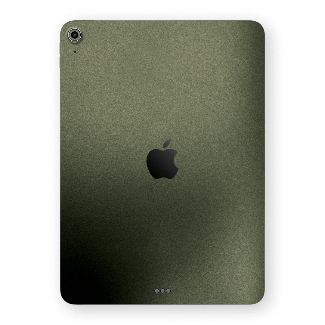 iPad AIR 4/5 (2020/2022) Military Green Metallic Skin Wrap Sticker Decal Cover Protector by EasySkinz | EasySkinz.com