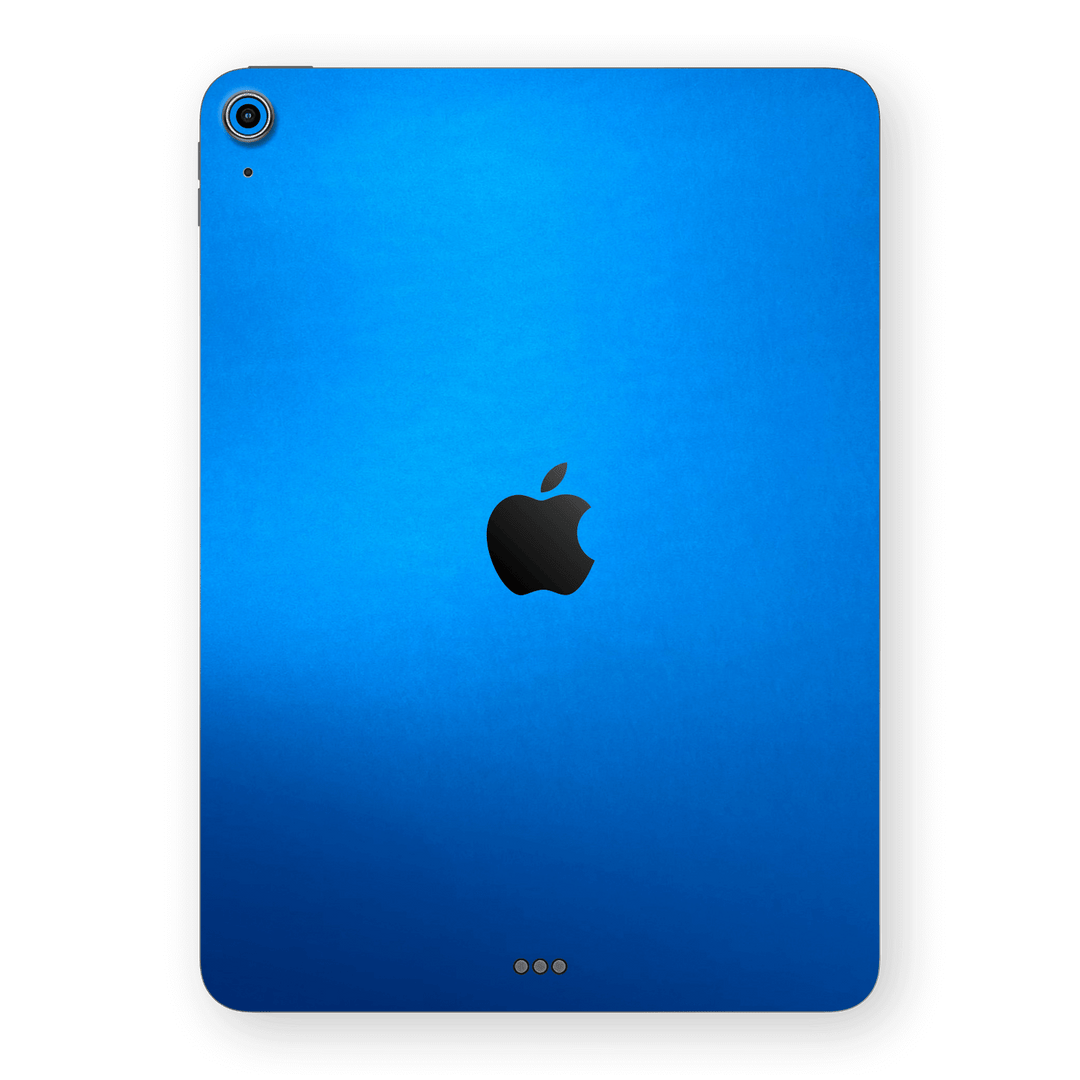 iPad AIR 4/5 (2020/2022) Satin Blue Metallic Matt Matte Skin Wrap Sticker Decal Cover Protector by EasySkinz | EasySkinz.com