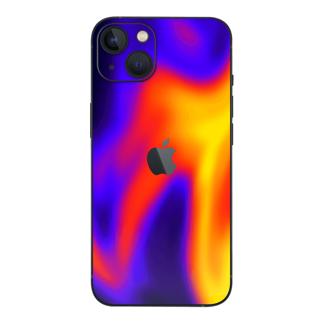iPhone 13 mini Print Printed Custom SIGNATURE Infrablaze Infrared Thermal Neon Skin Wrap Sticker Decal Cover Protector by QSKINZ | QSKINZ.COM
