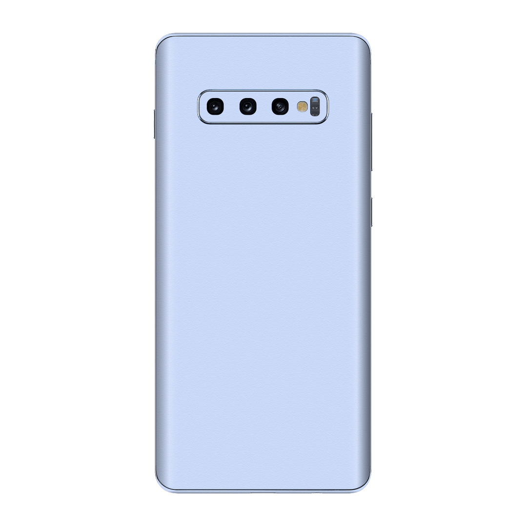 Samsung Galaxy S10 Luxuria August Pastel Blue 3D Textured Skin Wrap Sticker Decal Cover Protector by EasySkinz | EasySkinz.com