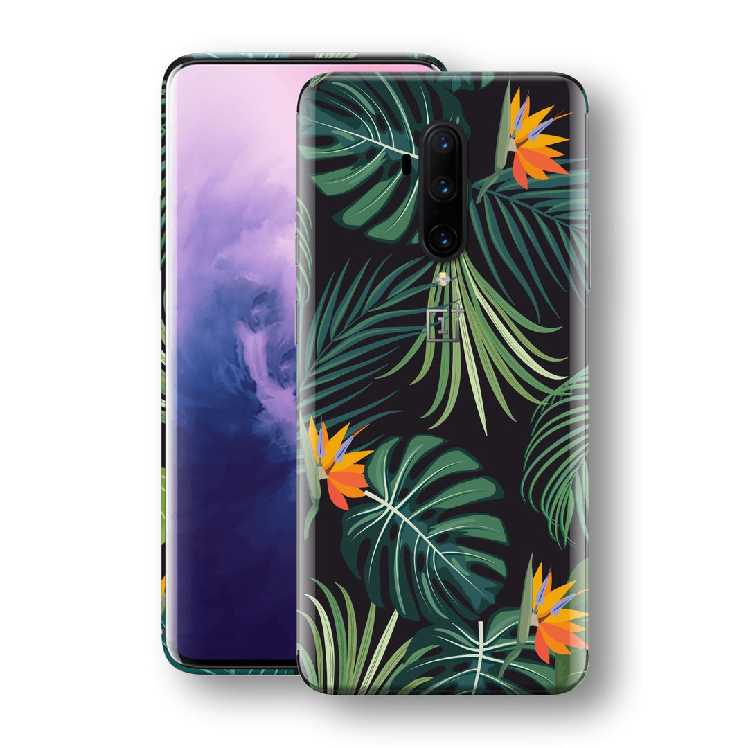 OnePlus 7T PRO Print Custom SIGNATURE JUNGLE Tropical LEAVES Skin, Wrap, Decal, Protector, Cover by EasySkinz | EasySkinz.com