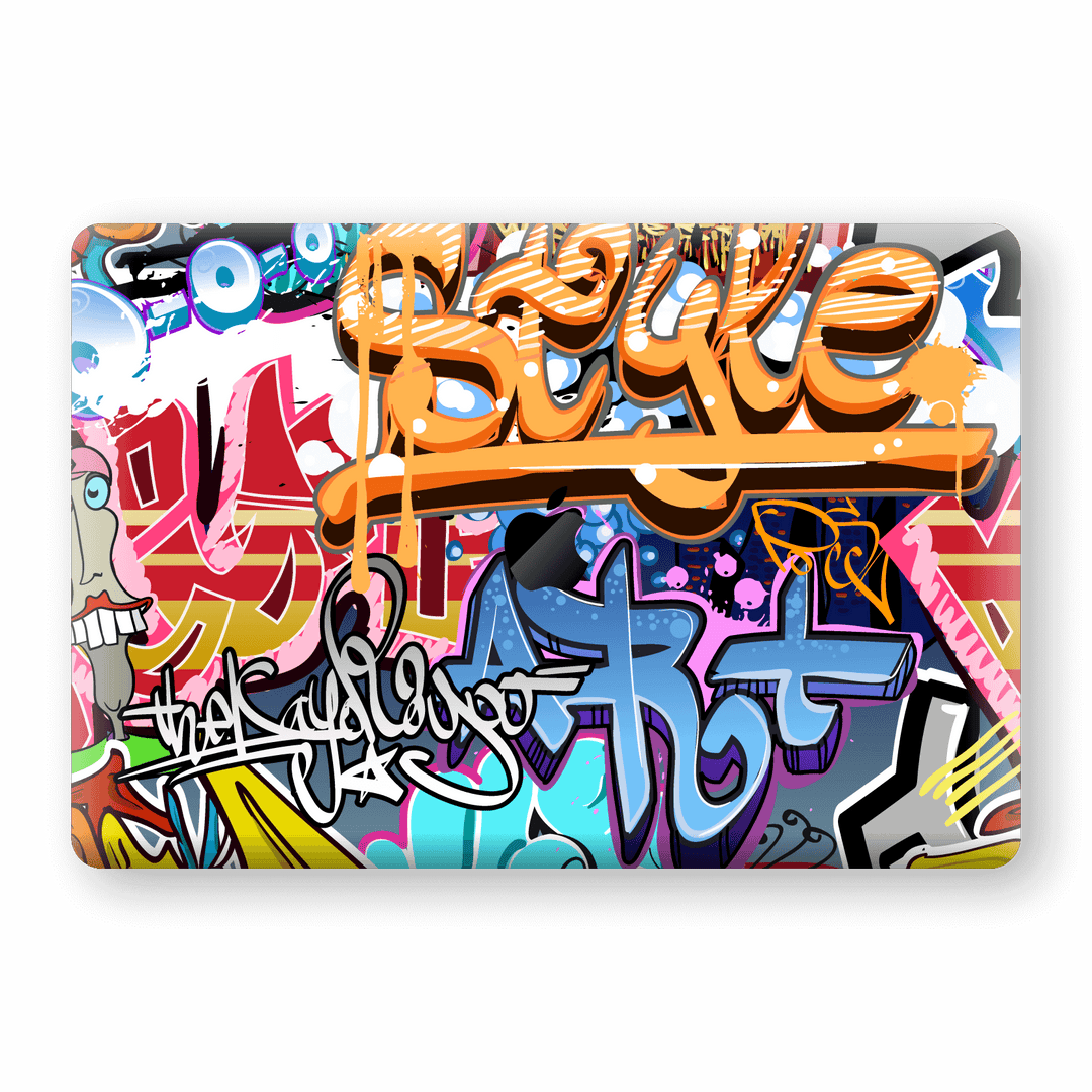 MacBook Pro 13" (No Touch Bar) Print Custom Signature Graffiti Skin Wrap Decal by EasySkinz