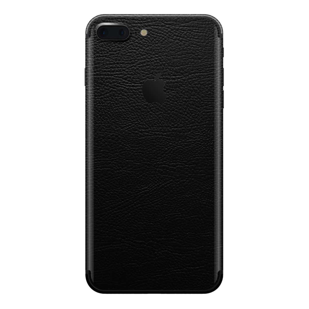 iPhone 8 PLUS Luxuria BLACK LEATHER Riders Skin Wrap Sticker Decal Cover Protector by EasySkinz | EasySkinz.com