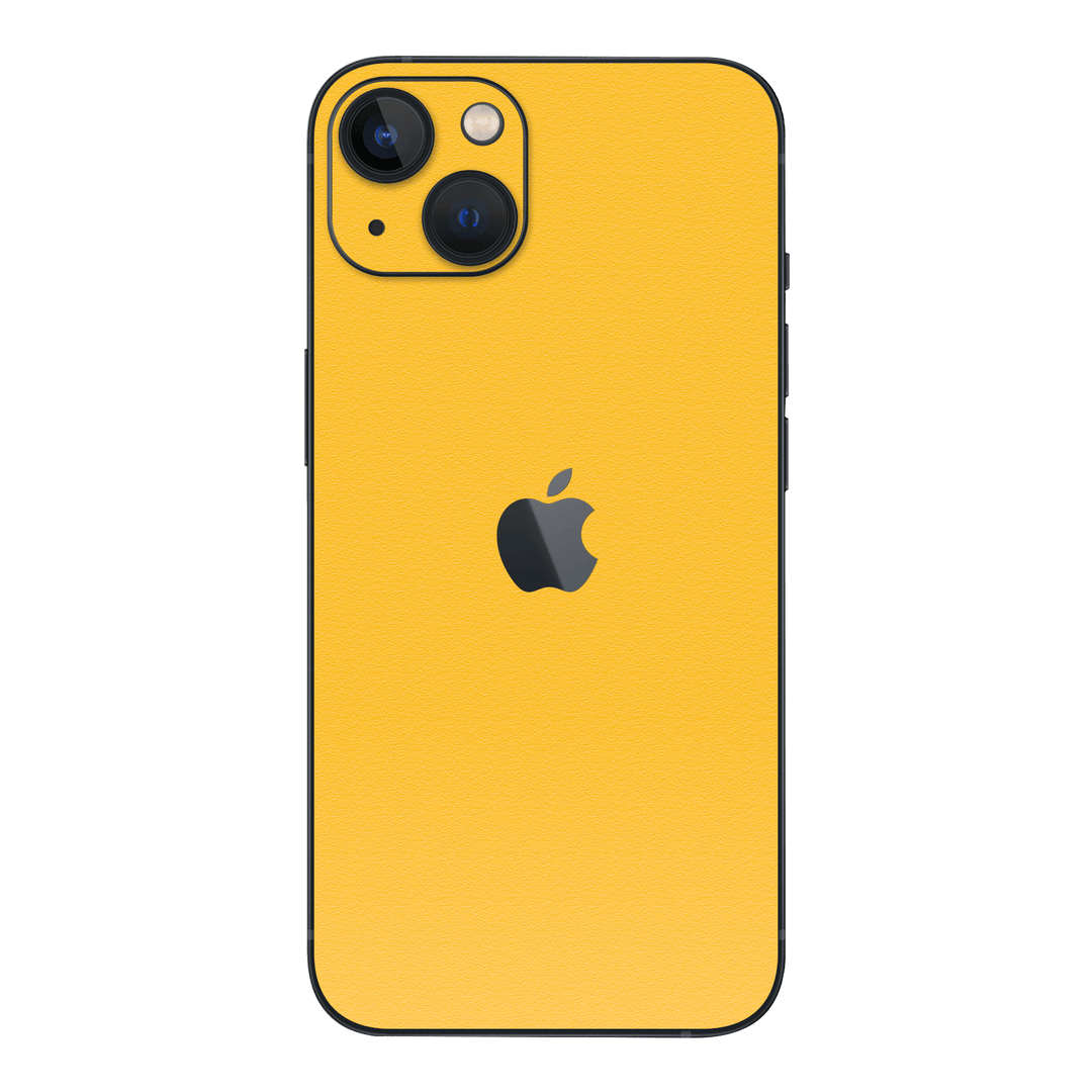 iPhone 13 mini Luxuria Tuscany Yellow Matt 3D Textured Skin Wrap Sticker Decal Cover Protector by EasySkinz