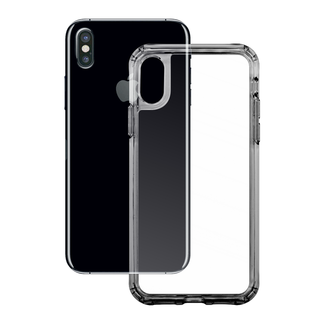 iPhone XS EZY See-Through Hybrid Case, Liquid Case, Clear Case, Crystal Clear Case, Transparent Case by EasySkinz