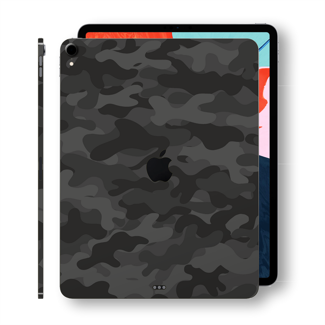 iPad Pro 12.9 inch 3rd Generation 2018 Signature Dark Slate Camo Camouflage Printed Skin Wrap Decal Protector | EasySkinz