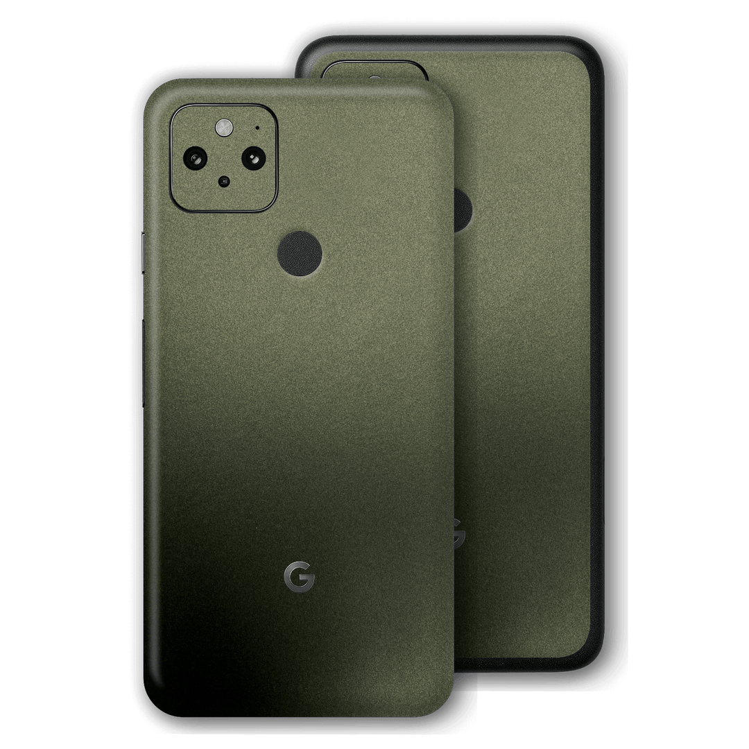Pixel 5 MILITARY GREEN Matt Matte Skin Wrap Sticker Decal Cover Protector by EasySkinz