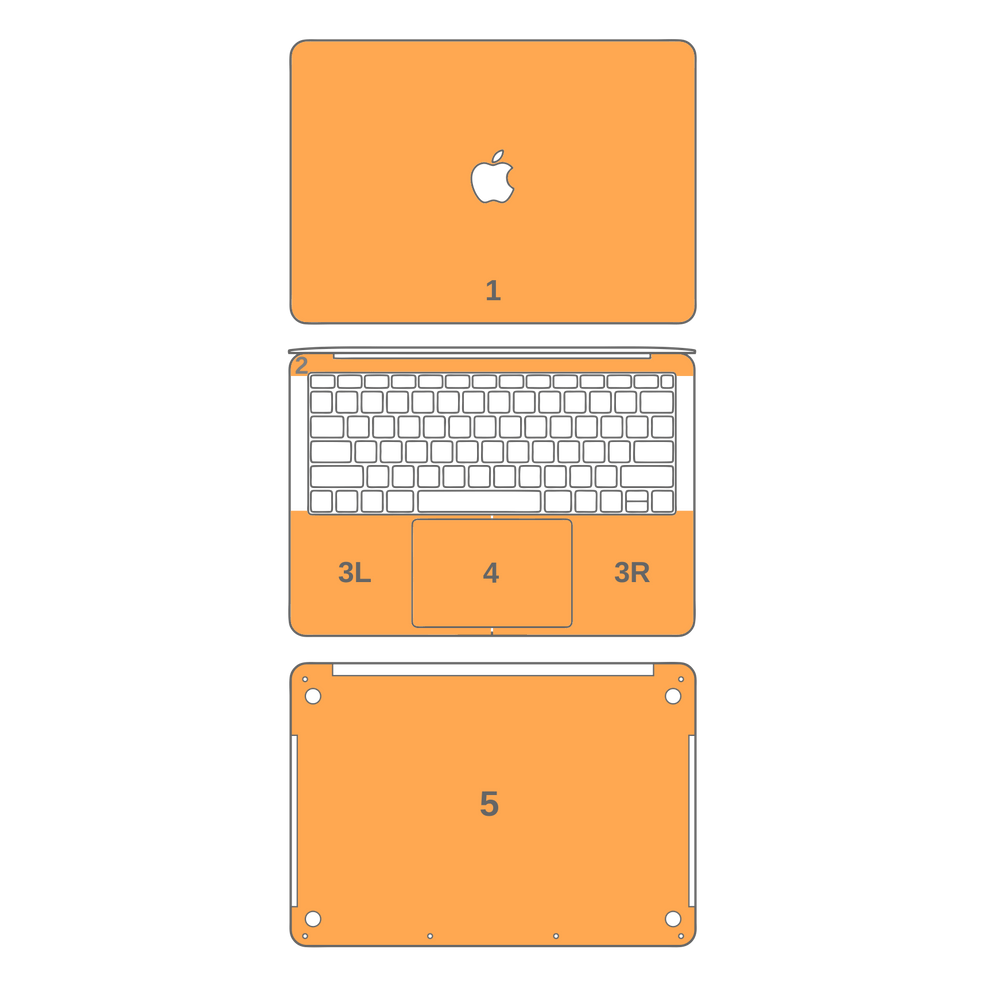 MacBook AIR 13" (2020) SIGNATURE DARK SLATE Camouflage Skin