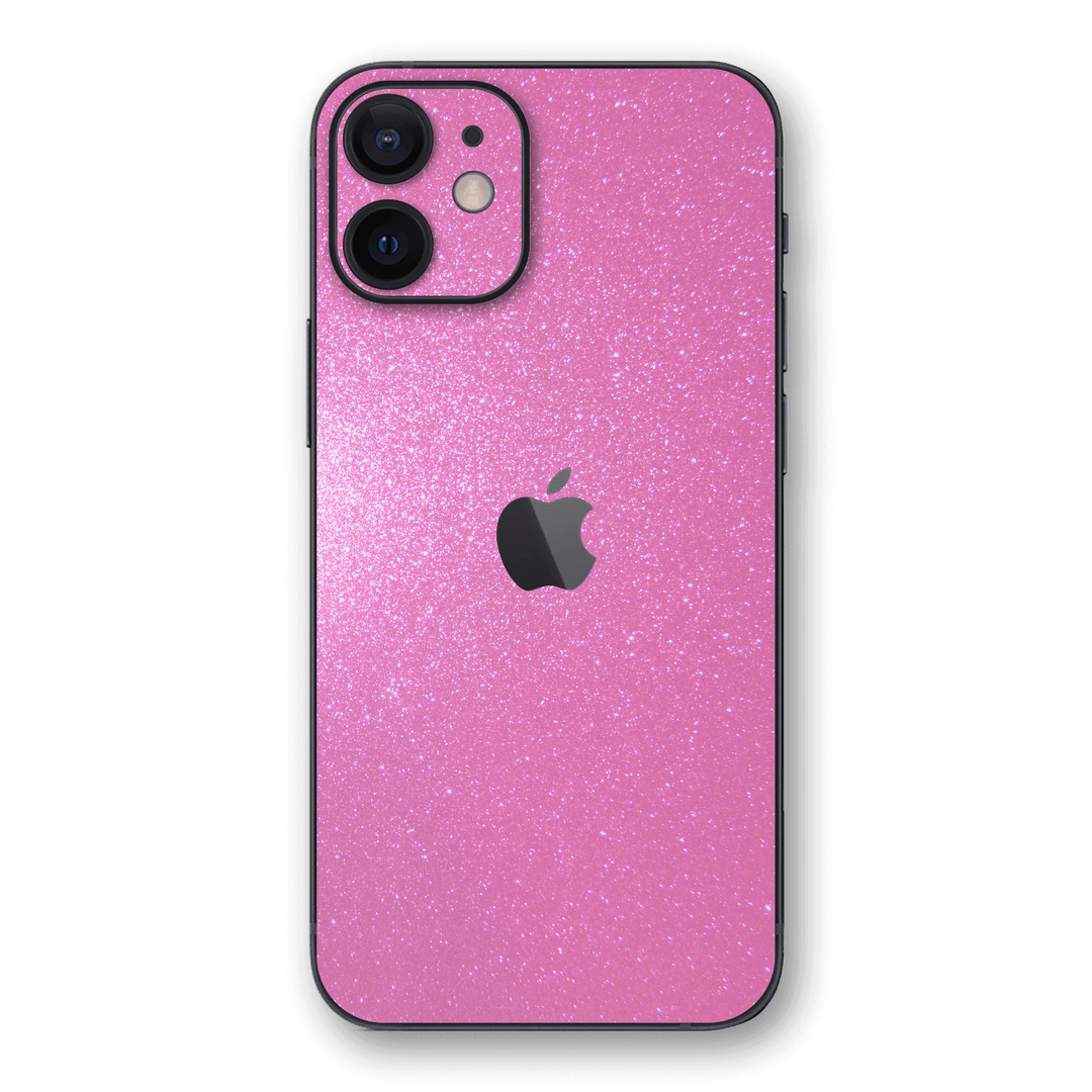 iPhone 12 Diamond PINK Shimmering, Sparkling, Glitter Skin, Wrap, Decal, Protector, Cover by EasySkinz | EasySkinz.com