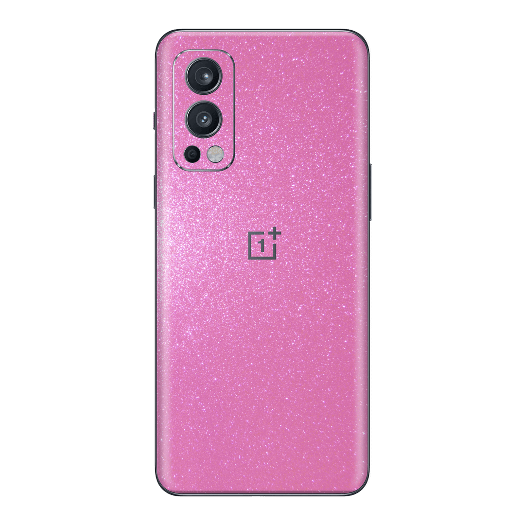 OnePlus Nord 2 Diamond Pink Shimmering Sparkling Glitter Skin Wrap Sticker Decal Cover Protector by EasySkinz | EasySkinz.com