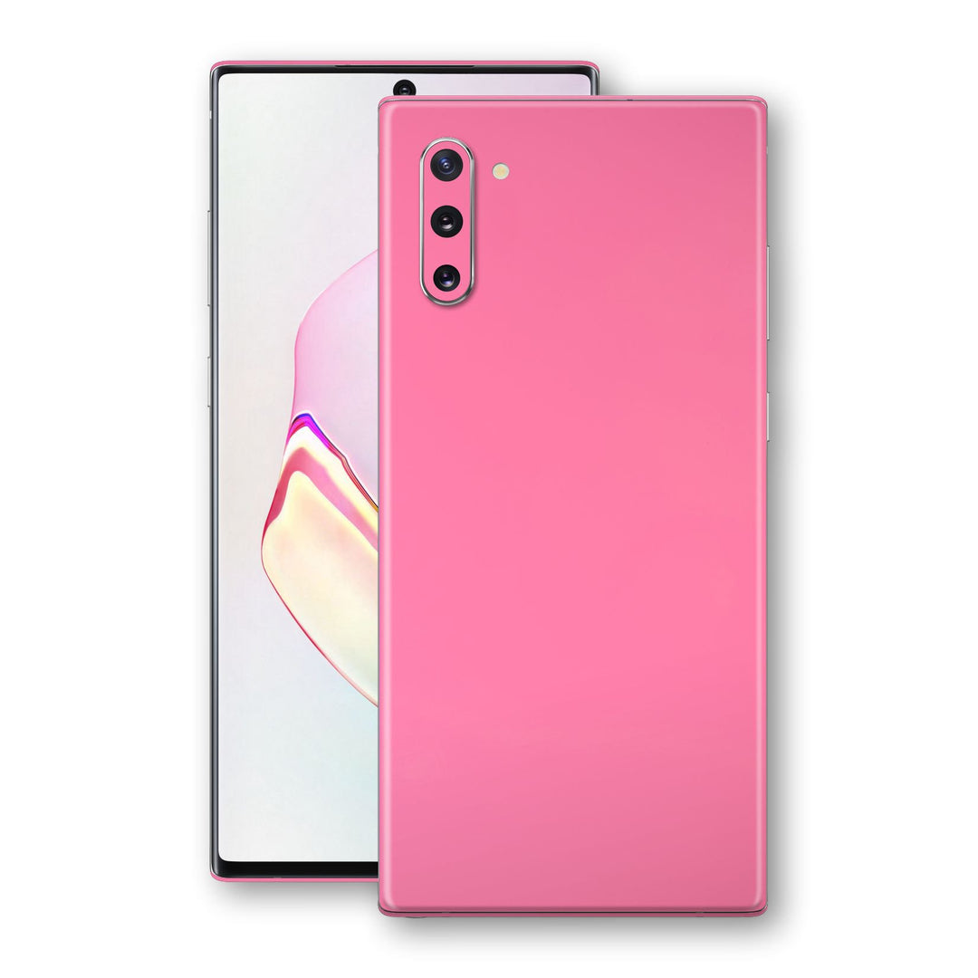 Samsung Galaxy NOTE 10 Hot Pink Glossy Gloss Finish Skin, Decal, Wrap, Protector, Cover by EasySkinz | EasySkinz.com