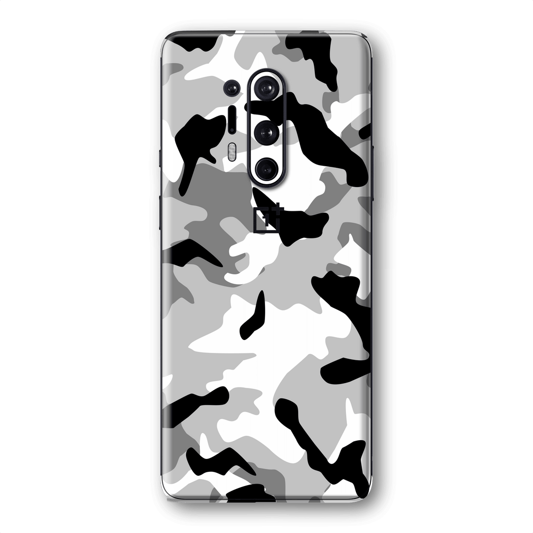OnePlus 8 PRO Print Custom Signature Grey Camouflage Camo Skin Wrap Decal by EasySkinz