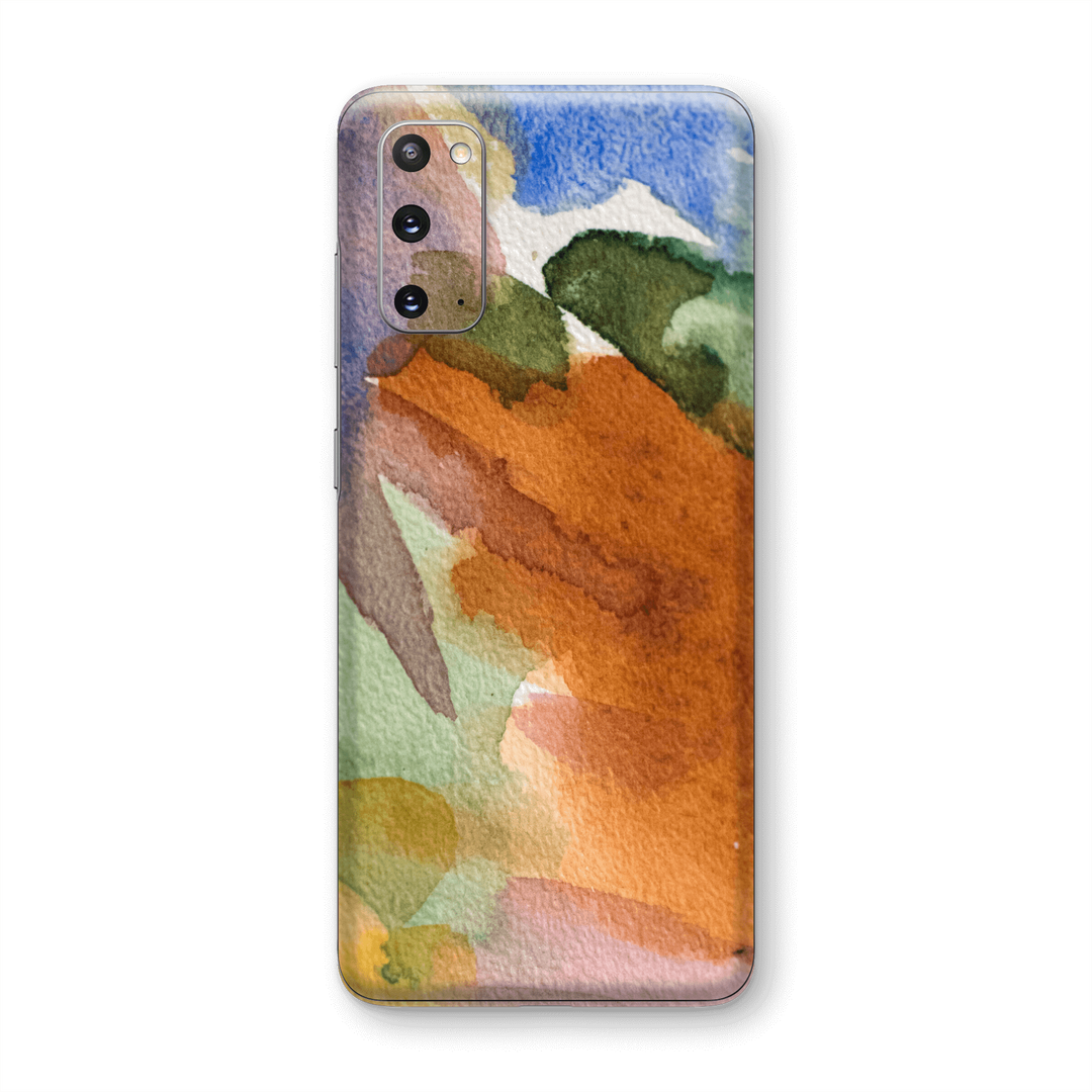 Samsung Galaxy S20 Print Custom Signature Warm Watercolour Pastel Skin Wrap Decal by EasySkinz