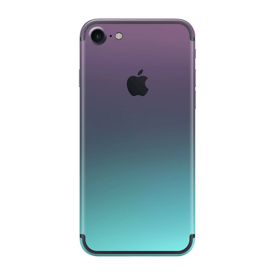 iPhone 7 Chameleon Turquoise Lavender Colour-changing Skin, Wrap, Decal, Protector, Cover by EasySkinz | EasySkinz.com